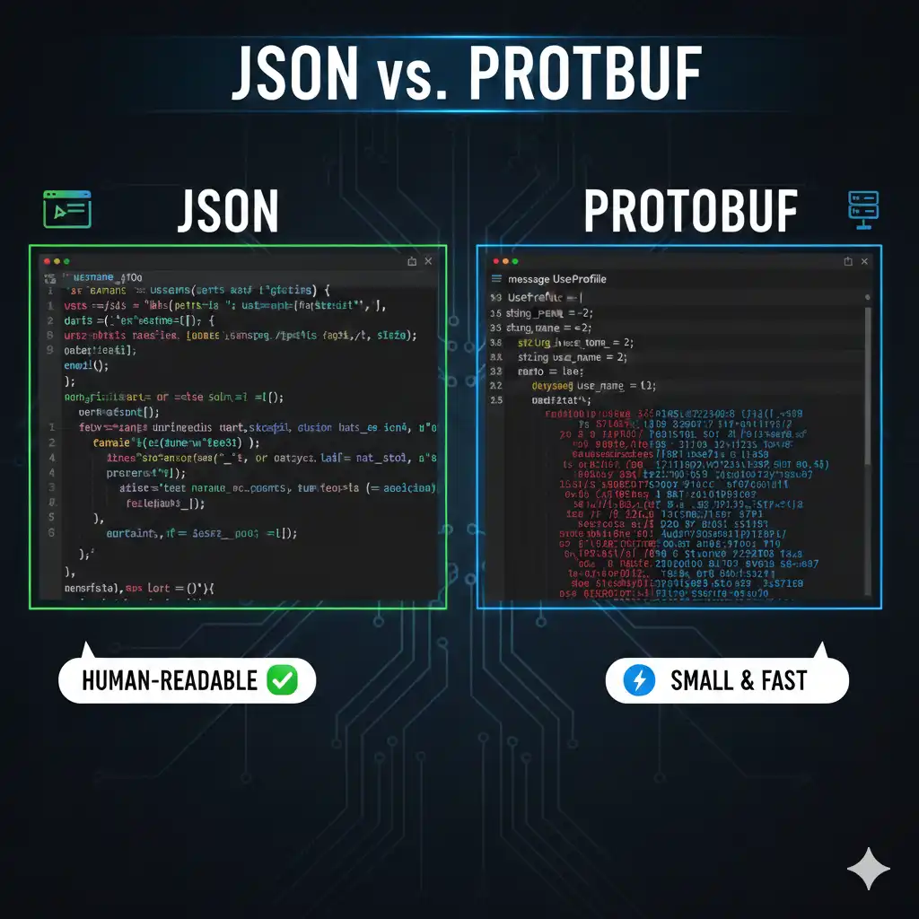 JSON and Protobuf (Protocol Buffers)